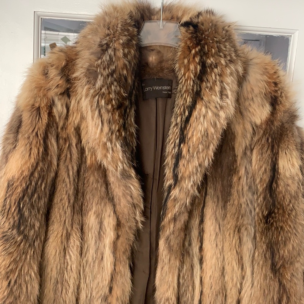 Vintage Real Fur Long Coat